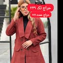 مانتو مخمل کبریتی آجری